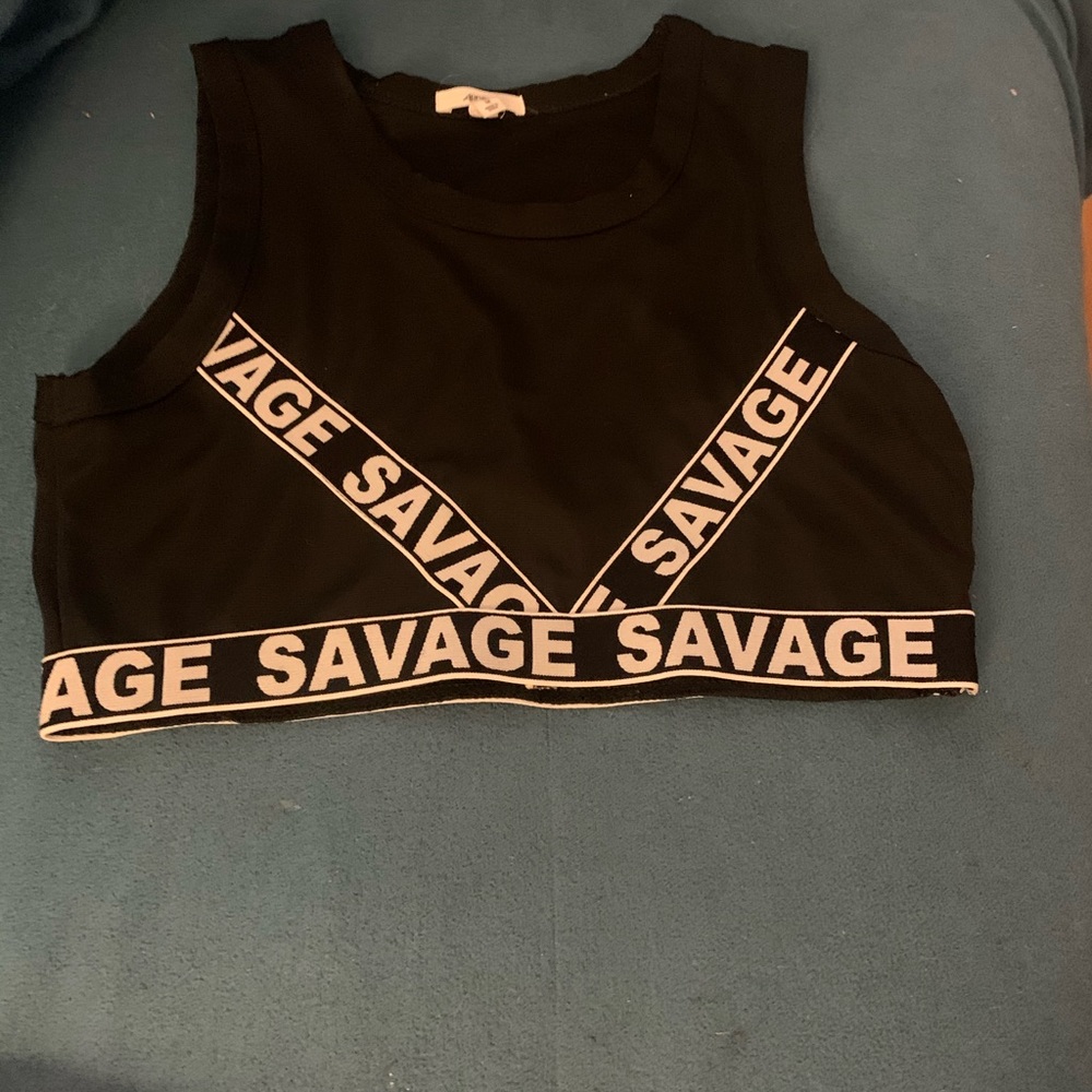 ARDENE savage crop top, medium
